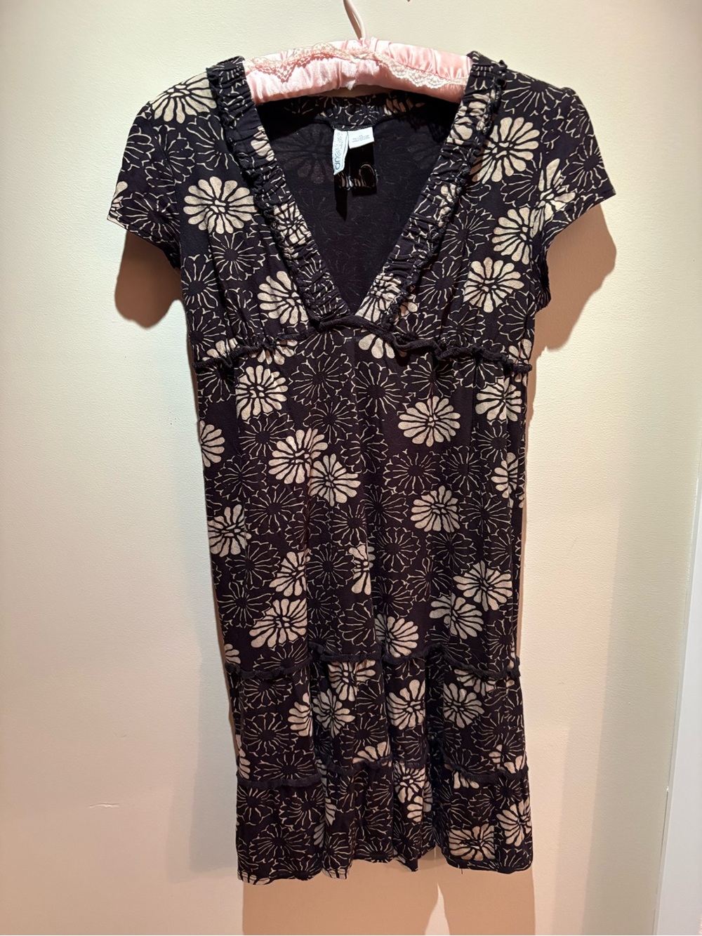 Oneill Black dress with Subtle Print